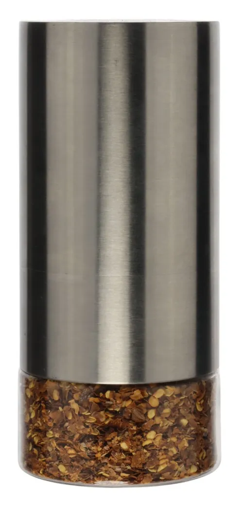 Stainless & Glass Canister Containing Chilli Flakes