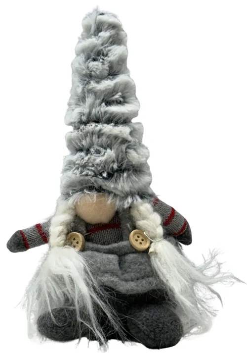 Grey Gnome Plush