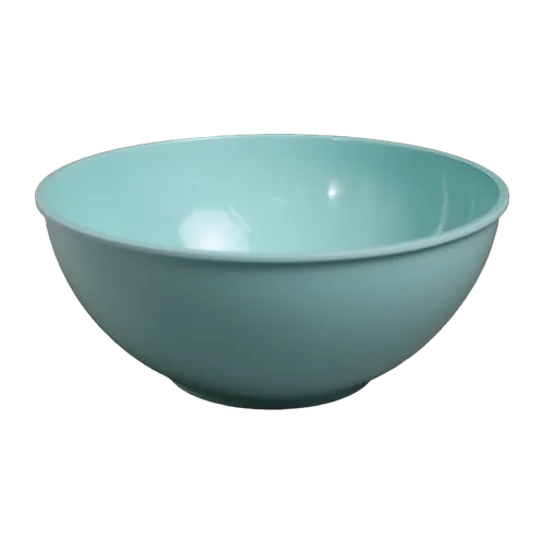 Teal Plastic Nesting Serving Bowl With Lid