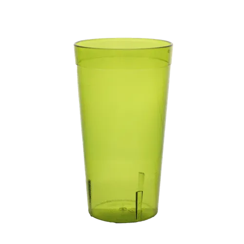 Green Acrylic Tumbler Glasses With Pitted Effect