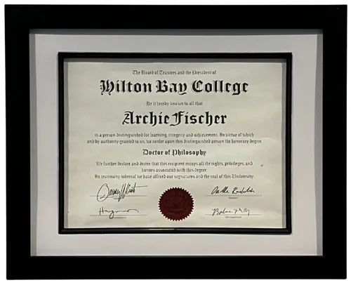 Philosophy Diploma In Black Frame