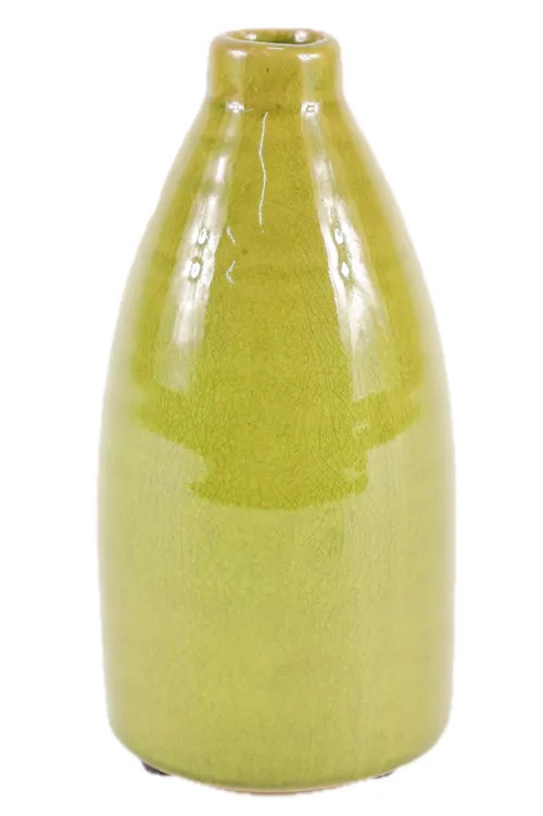 Olive Green Ceramic Vase