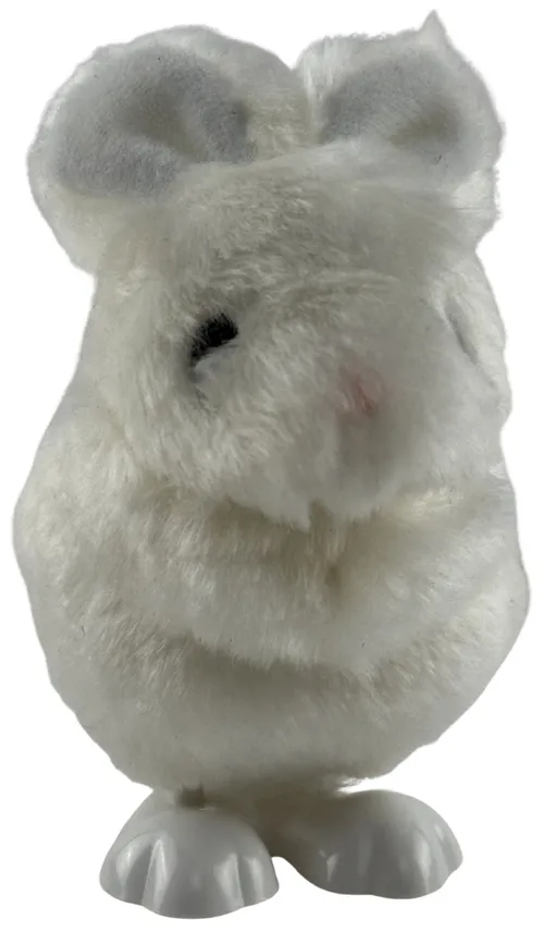 White Bunny Rabbit Wind Up Toy