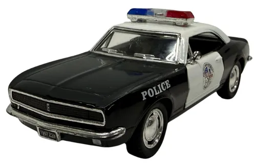 Black & White Police Car Model