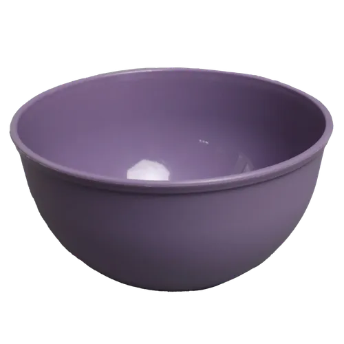 Solid Purple Plastic Serving Bowl - Small