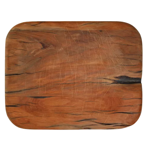 Rustic Wood Shallow Dish Cutting Board