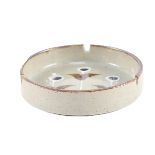 Retro Flower Ceramic Ashtray