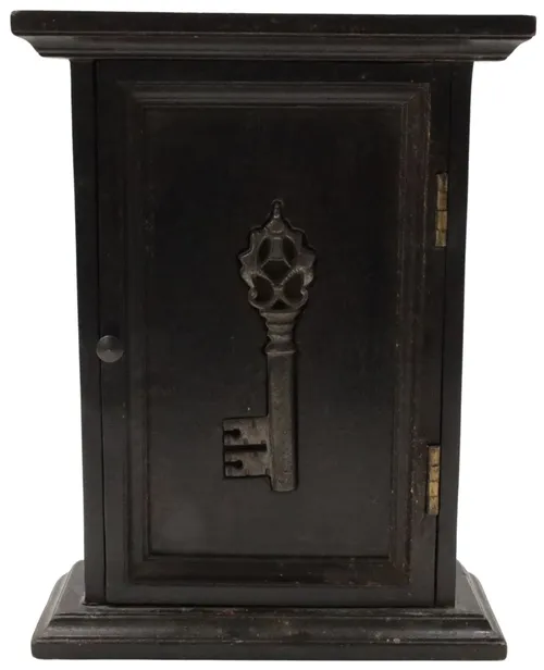 Brown Wood Key Box
