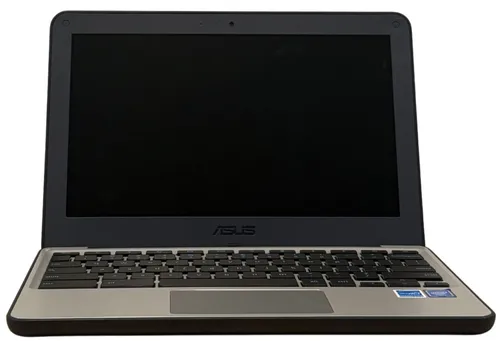 Light Grey Laptop With Black Keyboard