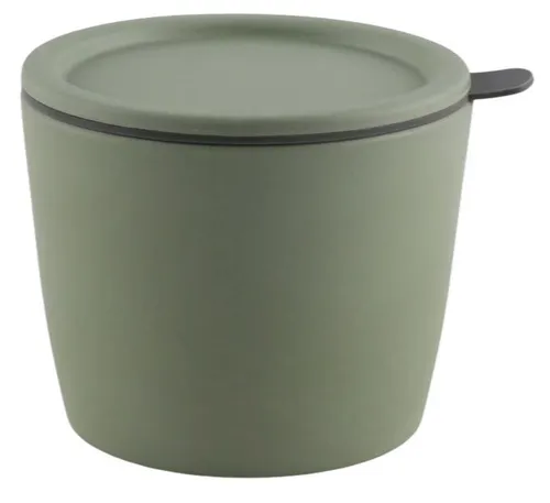 Sage Green Bamboo Storage Canister - Small