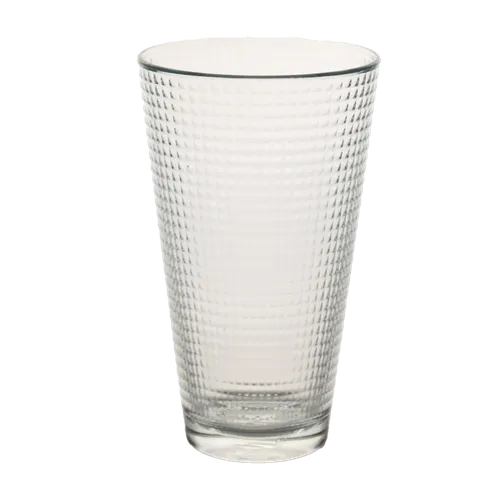 Clear Drinking Glass With Diffusion Pattern