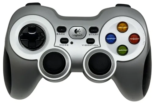 Silver Video Game Controller