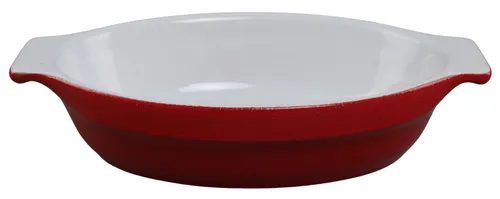 Cranberry Red Au Gratin Baking Dish