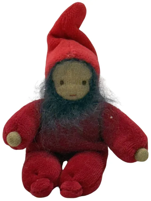 Red Pocket Gnome Plush Doll
