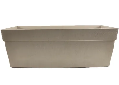 Taupe Plastic Planter