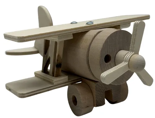 Natural Wood Airplane 
