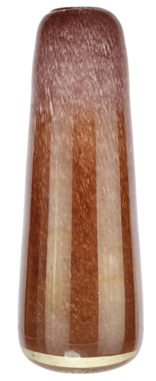 Pink & Orange Glass Vase