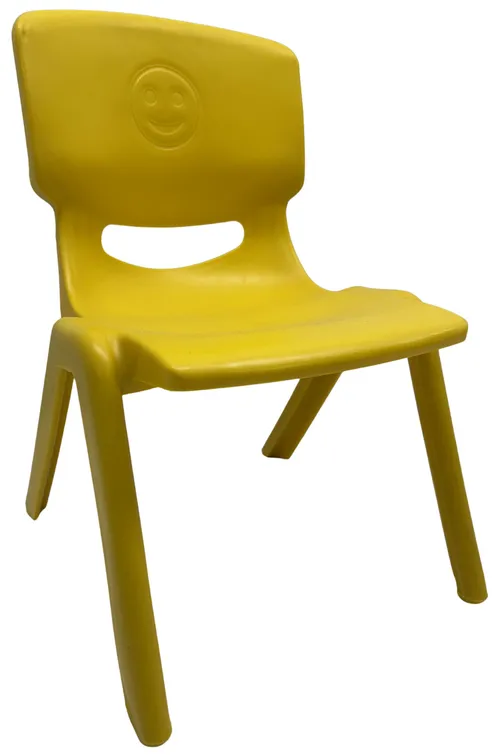 Stackable Yellow Kids School Chairs
