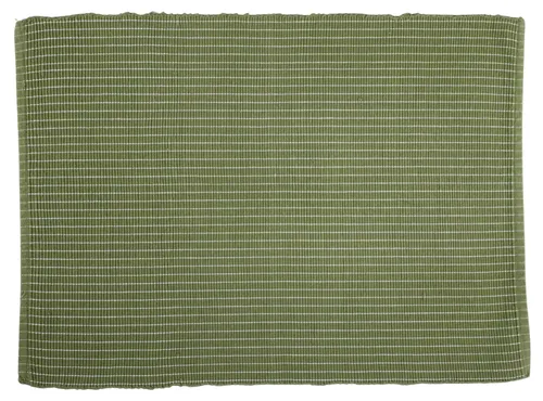 Crocodile Green Ribbed Rectangular Placemat