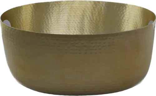 Hammered Matte Gold Beverage Bucket