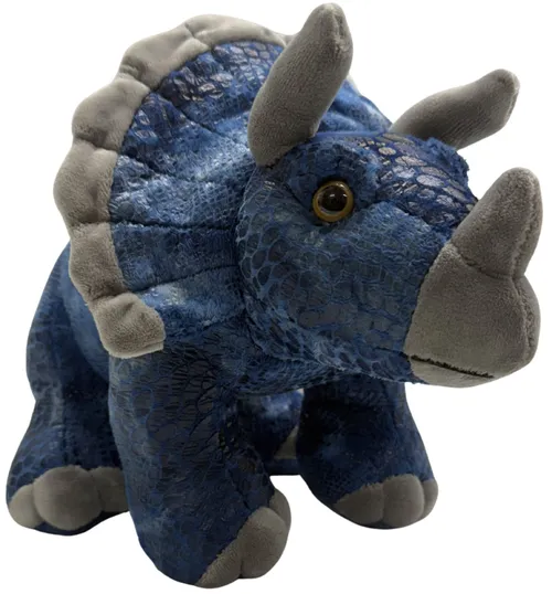 Blue Scaly Dinosaur Plush