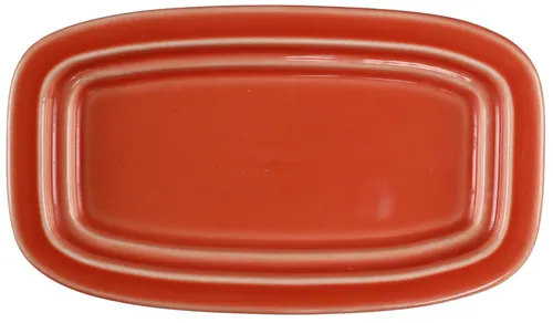 Burnt Orange Butter Dish
