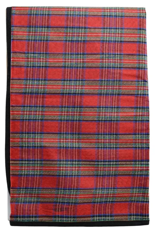 Red Plaid Waterproof Picnic Blanket 