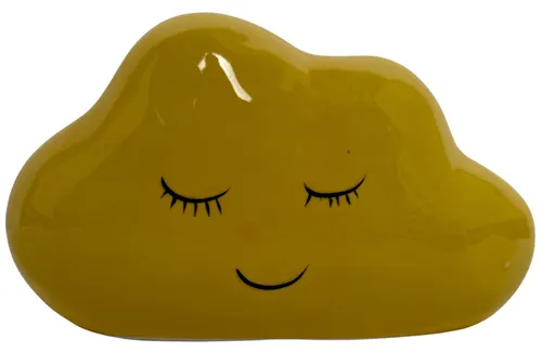 Yellow Ceramic Sleepy Cloud