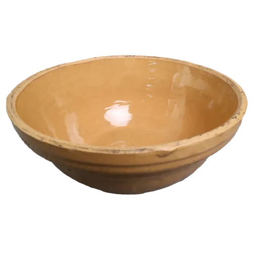 Turmeric Sand Ceramic Serving Bowl