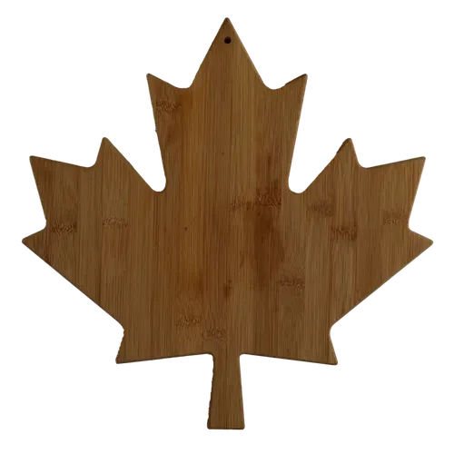 Bamboo Maple Leaf Cutting Board 