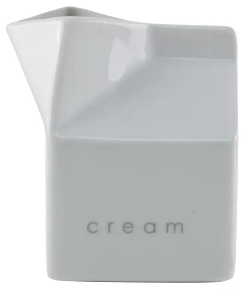 Ceramic Cream Carton Pitcher