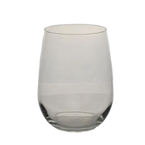 Clear Glass Stemless Goblet Drinking Glass