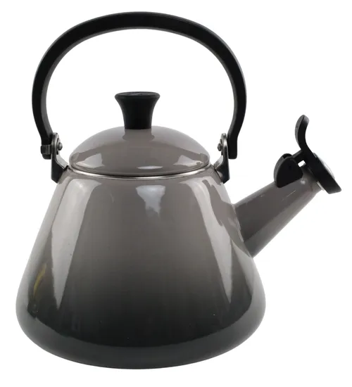 Gradient Grey Enamelled Kettle