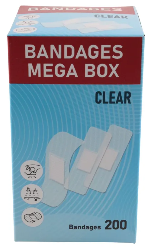 Generic Bandages Mega Box Clear