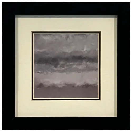 Clouded I In Black Frame