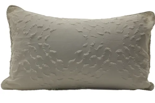 White Feather Whisps On White Throw Pillow