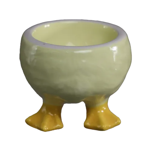 Yellow Duck Pants Egg Cup