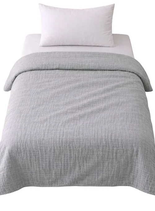 Taupe Waffle Duvet Cover - Single