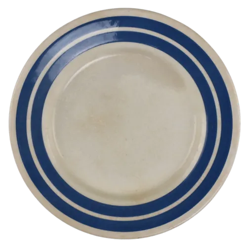Blue Double Ring Saucer