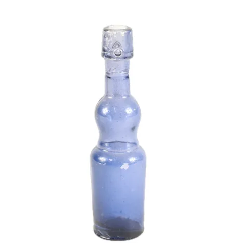Purple Blue Tiny Glass Bud Vase Bottle