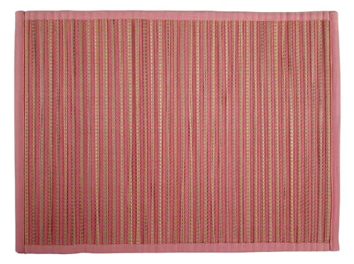 Pink & Bamboo Rectangular Placemat