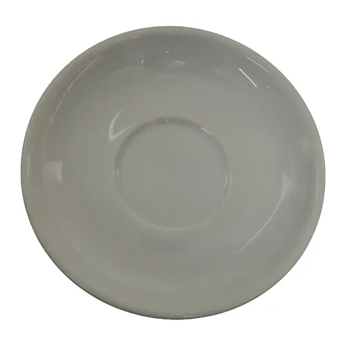 White Diner Coffee Cup Saucer