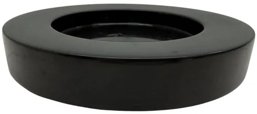 Round Black Marble Candle Holder