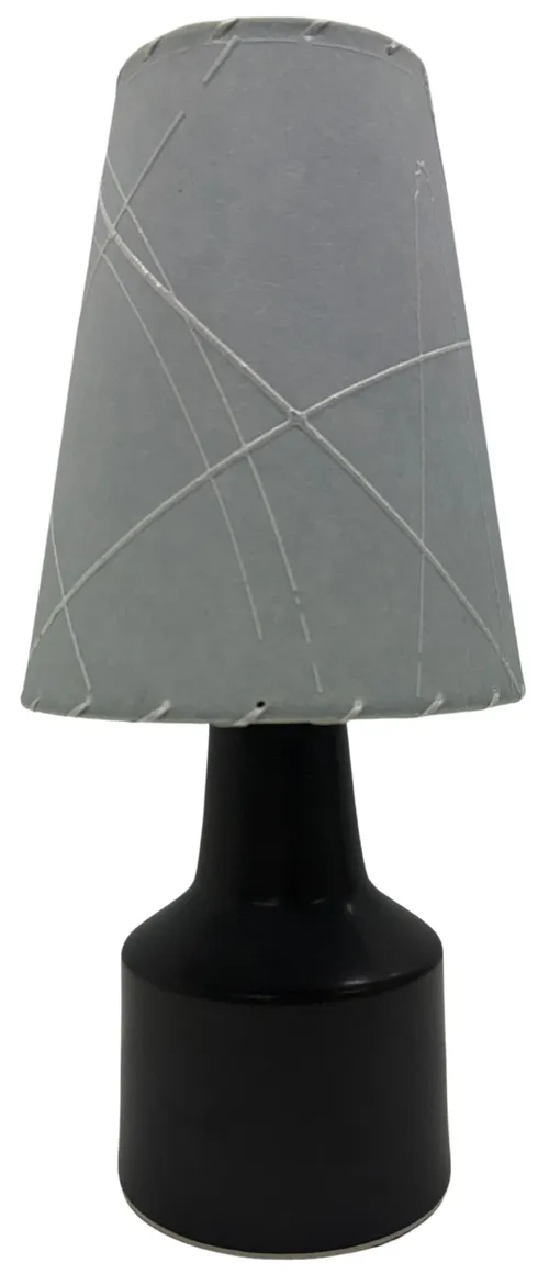 Brown Ceramic Lotte Table Lamp With Fibreglass Shade