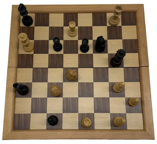 Wooden Inlayed Chess Set
