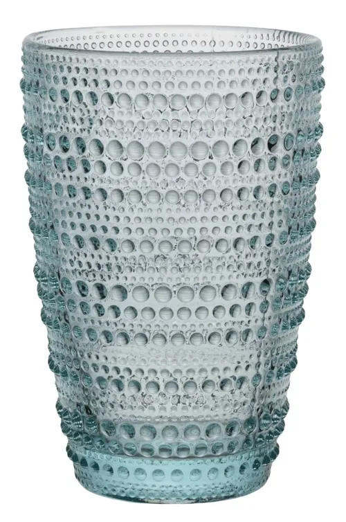 Clear Pebbled Drinking Glass