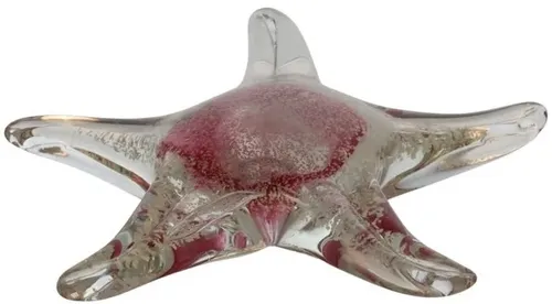 Blown Glass Starfish Paperweight