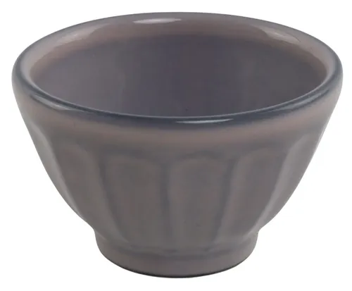 Peach & Blue Ceramic Fluted Ramekin