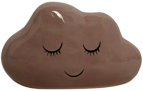 Pink Ceramic Sleepy Cloud