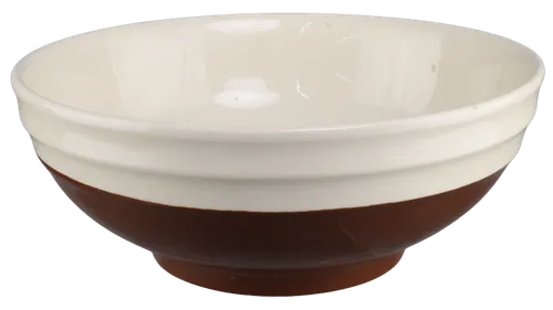 Brown & Beige Stoneware Mixing Bowl
